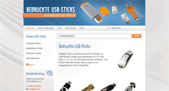 Desktop Screenshot of bedruckte-usb-sticks.ch